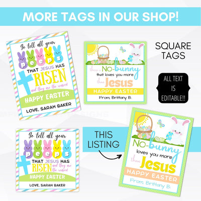 Jesus loves you gift tag