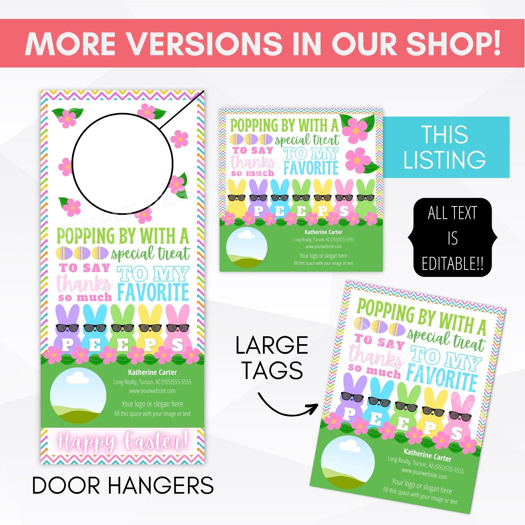 Spring pop by gift tags
