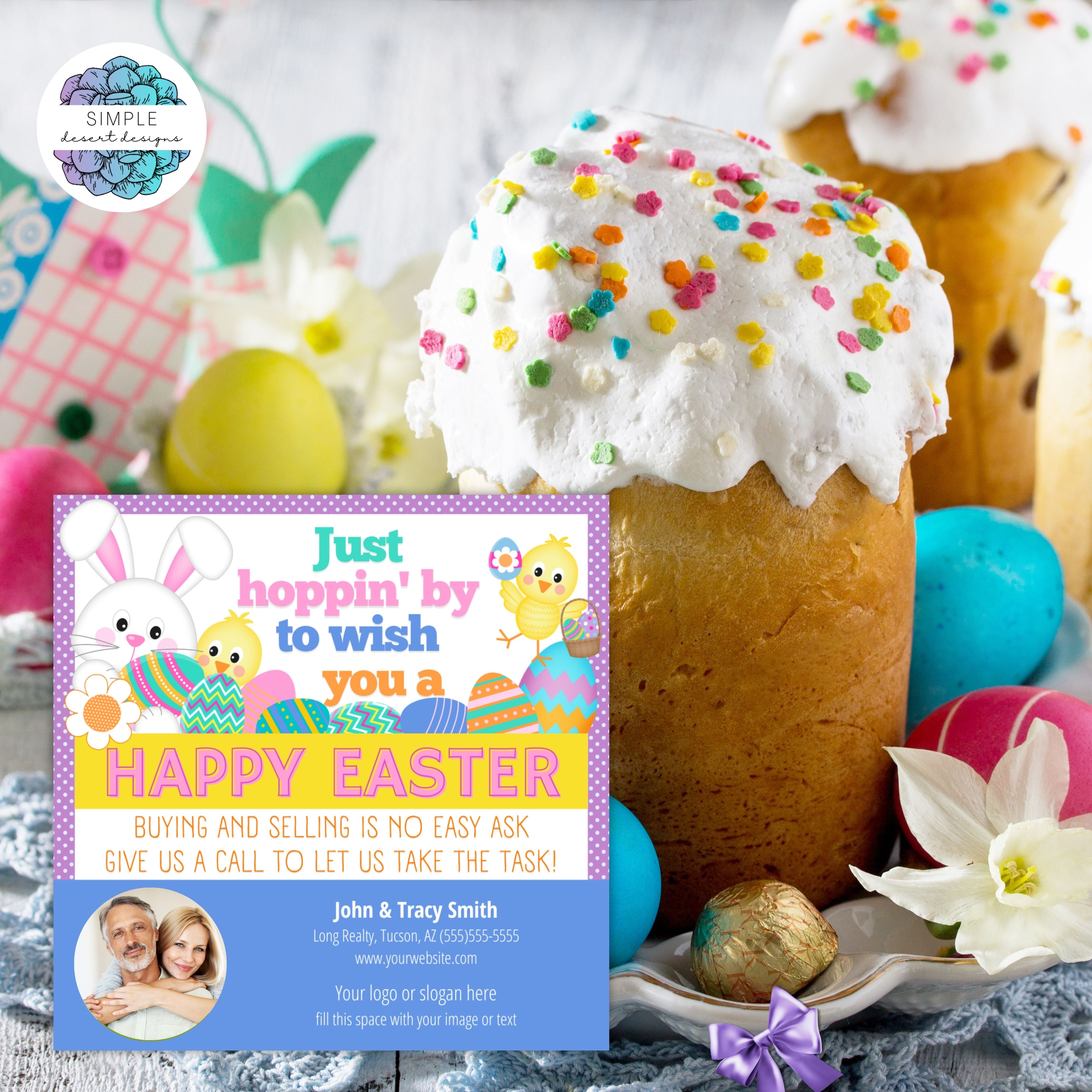 cute easter pop by tags happy easter poppin by real estate realtors small business