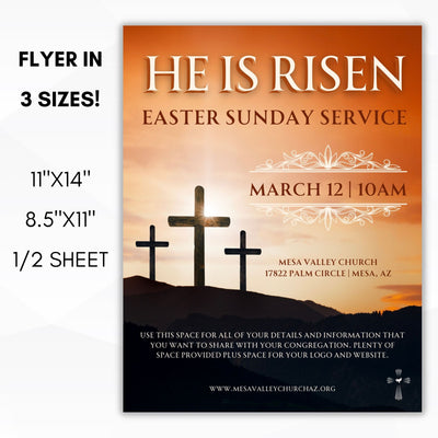 easter church service bulletin covers for resurrection ceremony