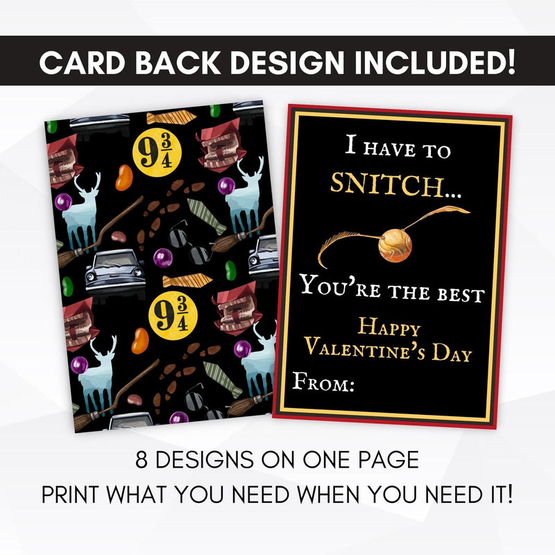 set of printable valentines cards for kids