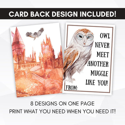set of printable valentines cards for kids