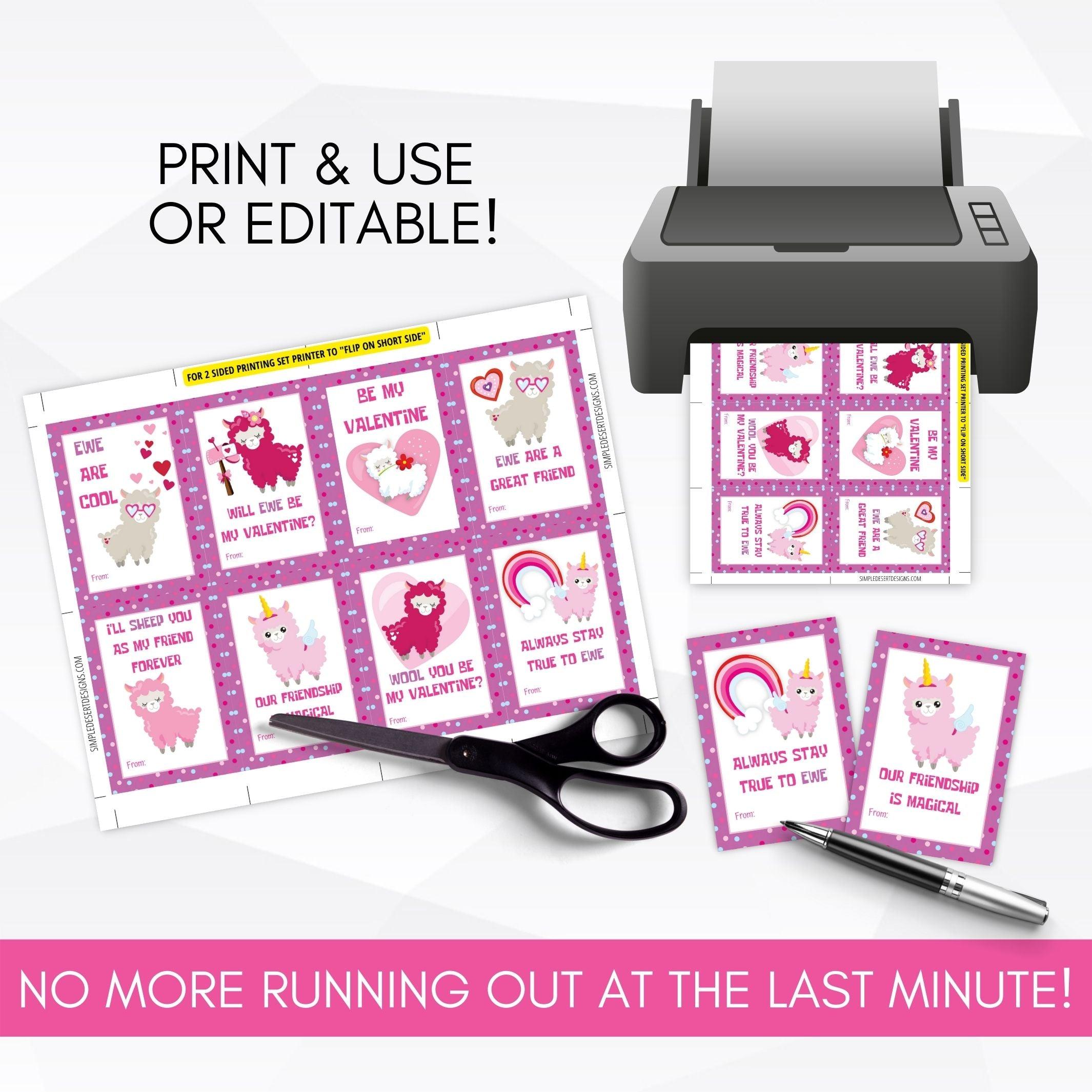 printable valentines