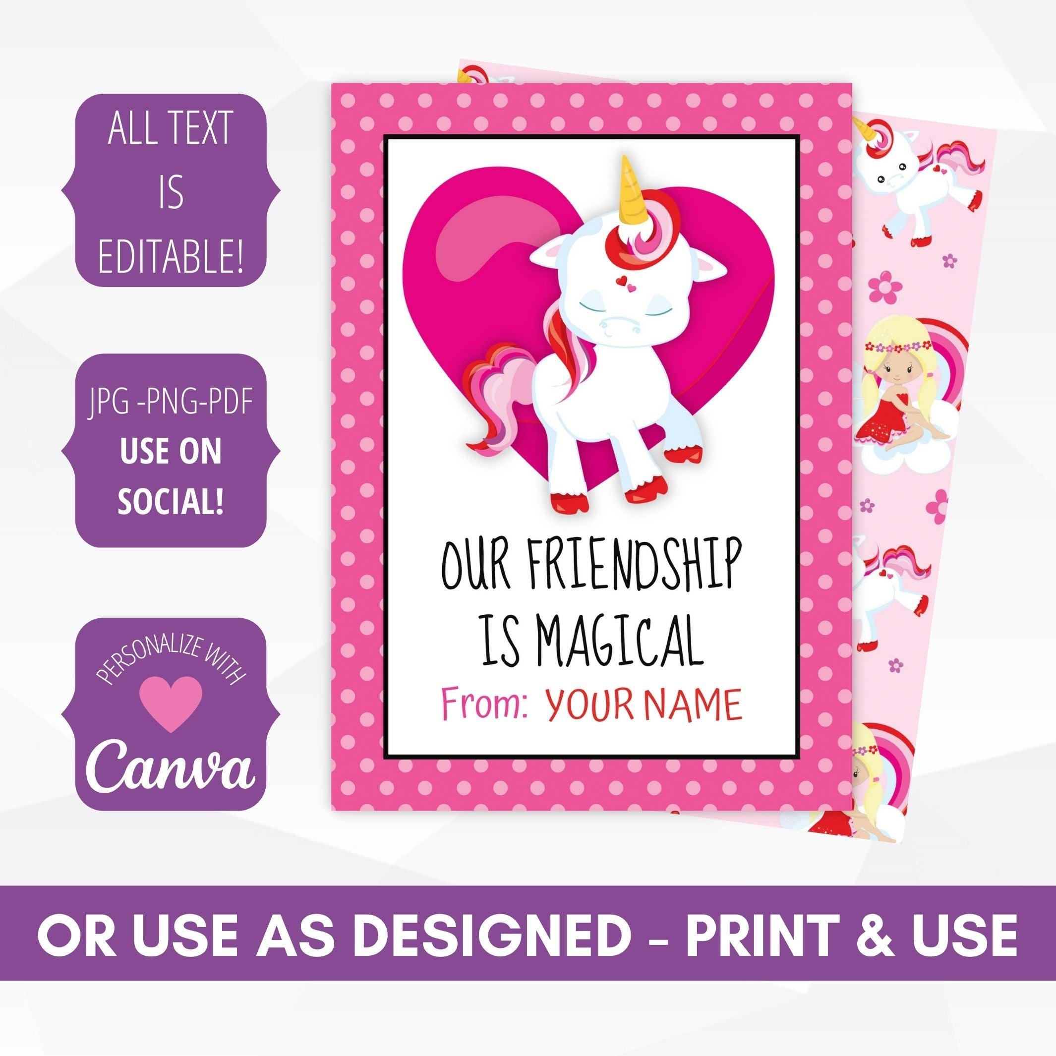 editable printable kids valentine