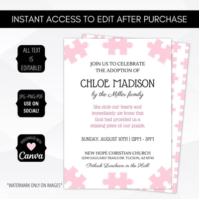 adoption party invitation
