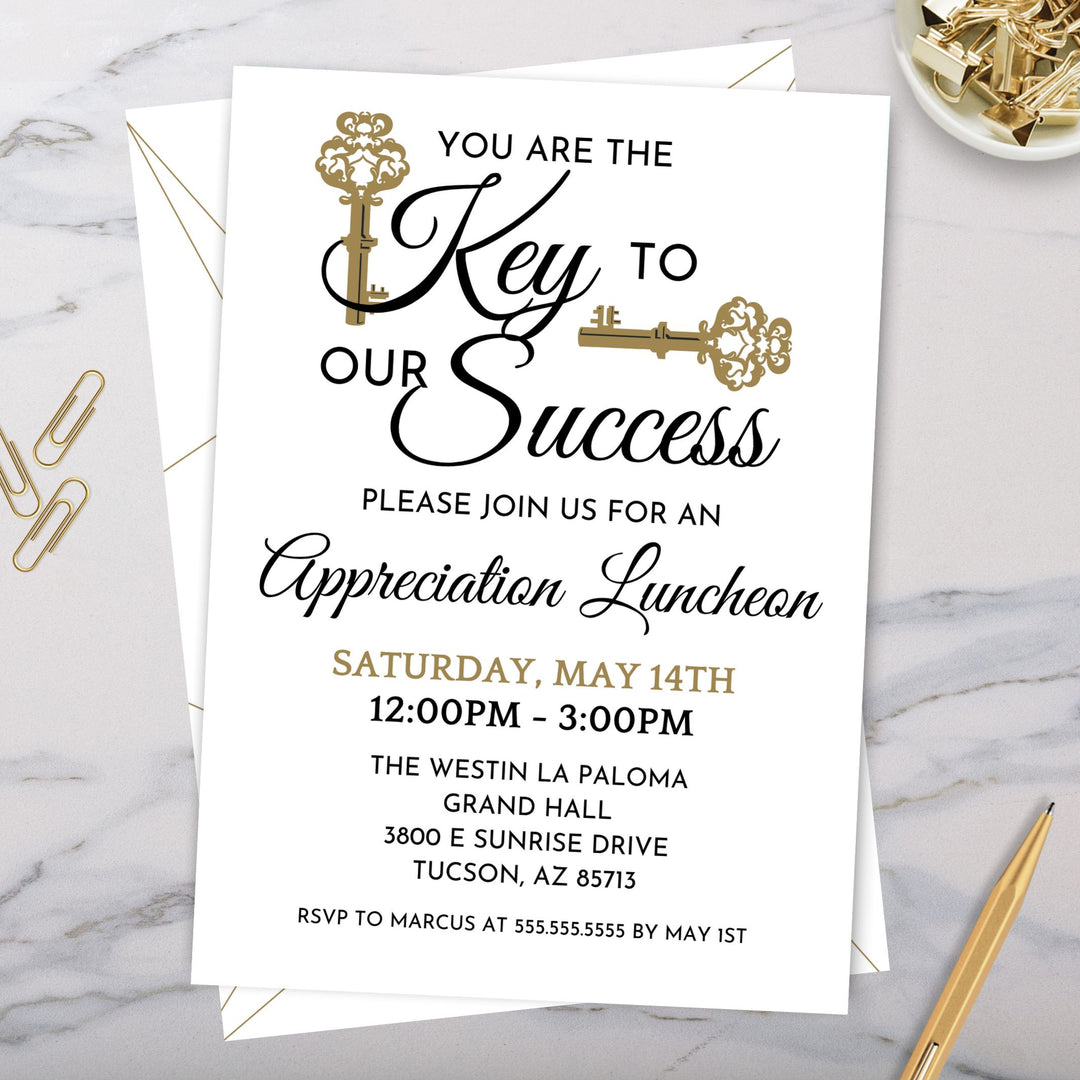 Employee Appreciation Lunch Invitation Simple Desert Designs Employee appreciation lunch invitation simple desert designs