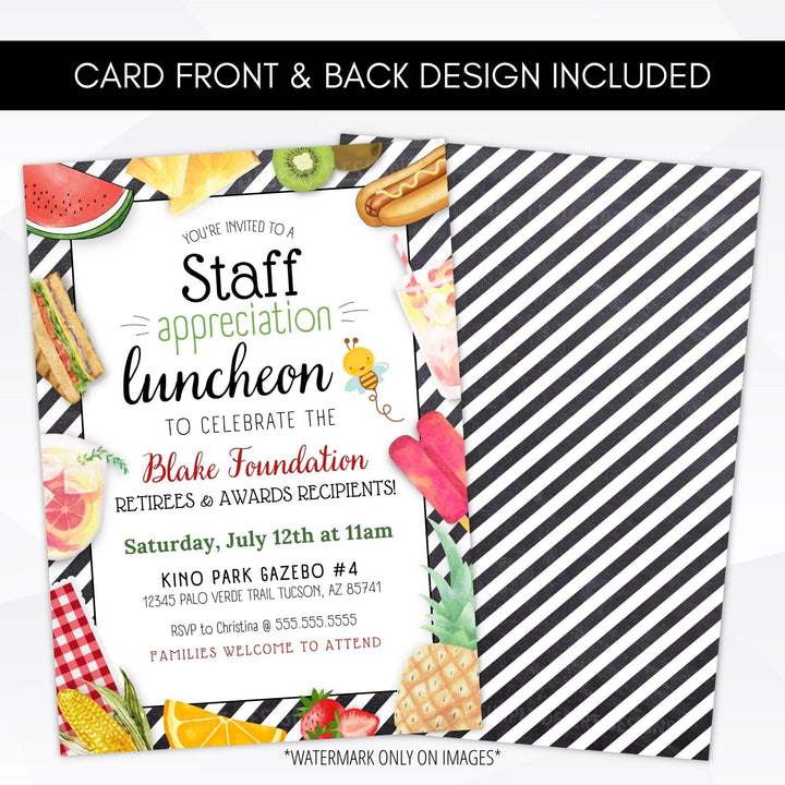 Lunch Incentive Employee Appreciation Lunch Invitation – Simple Desert Designs