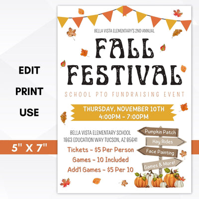 fall festival poster