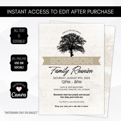 family reunion invitation