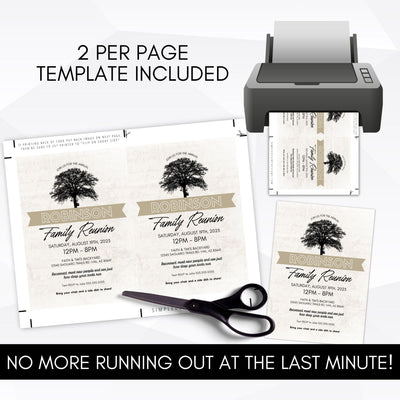 family tree invitations