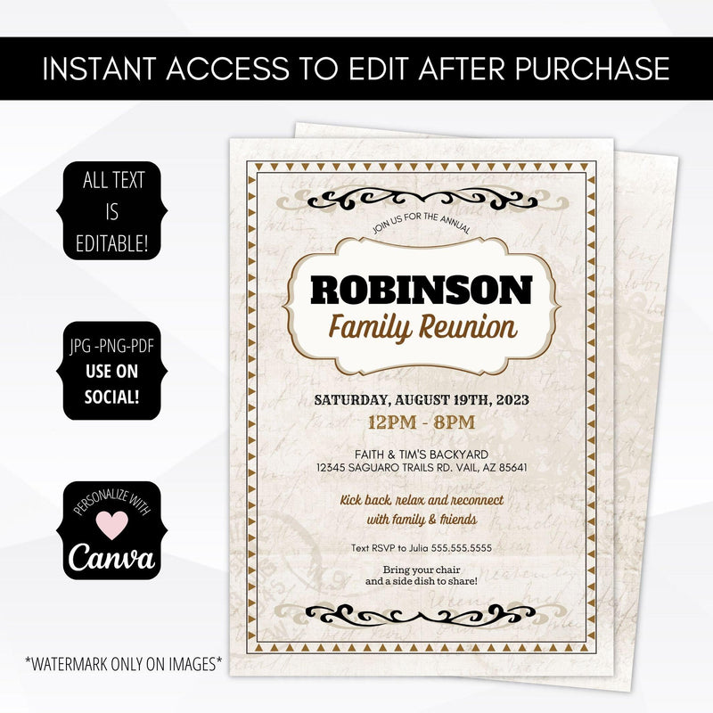 family reunion invitation