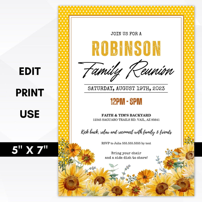 family reunion invitation