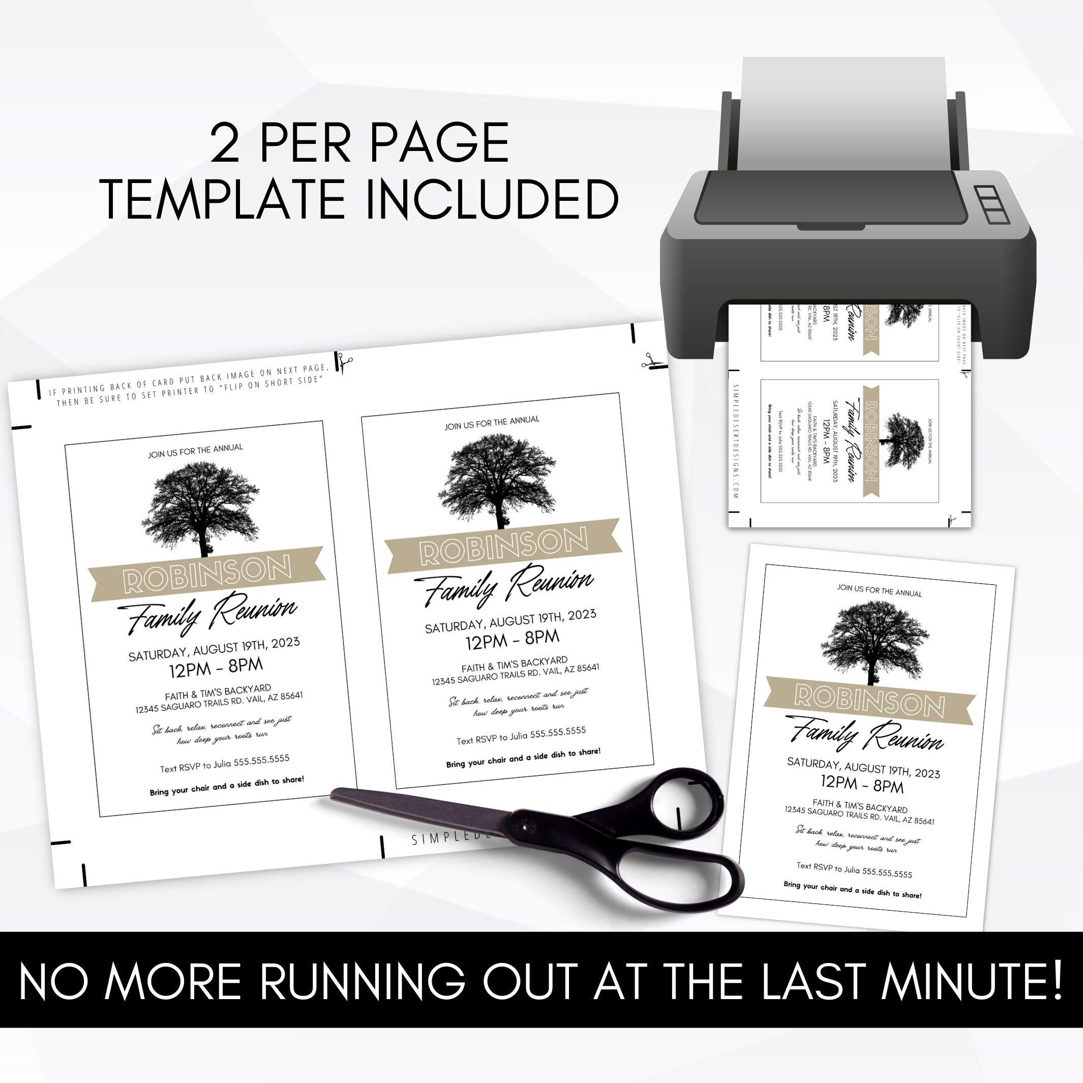family reunion invite