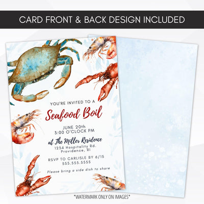 low country boil invitation