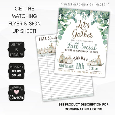 modern farmhouse theme event flyers