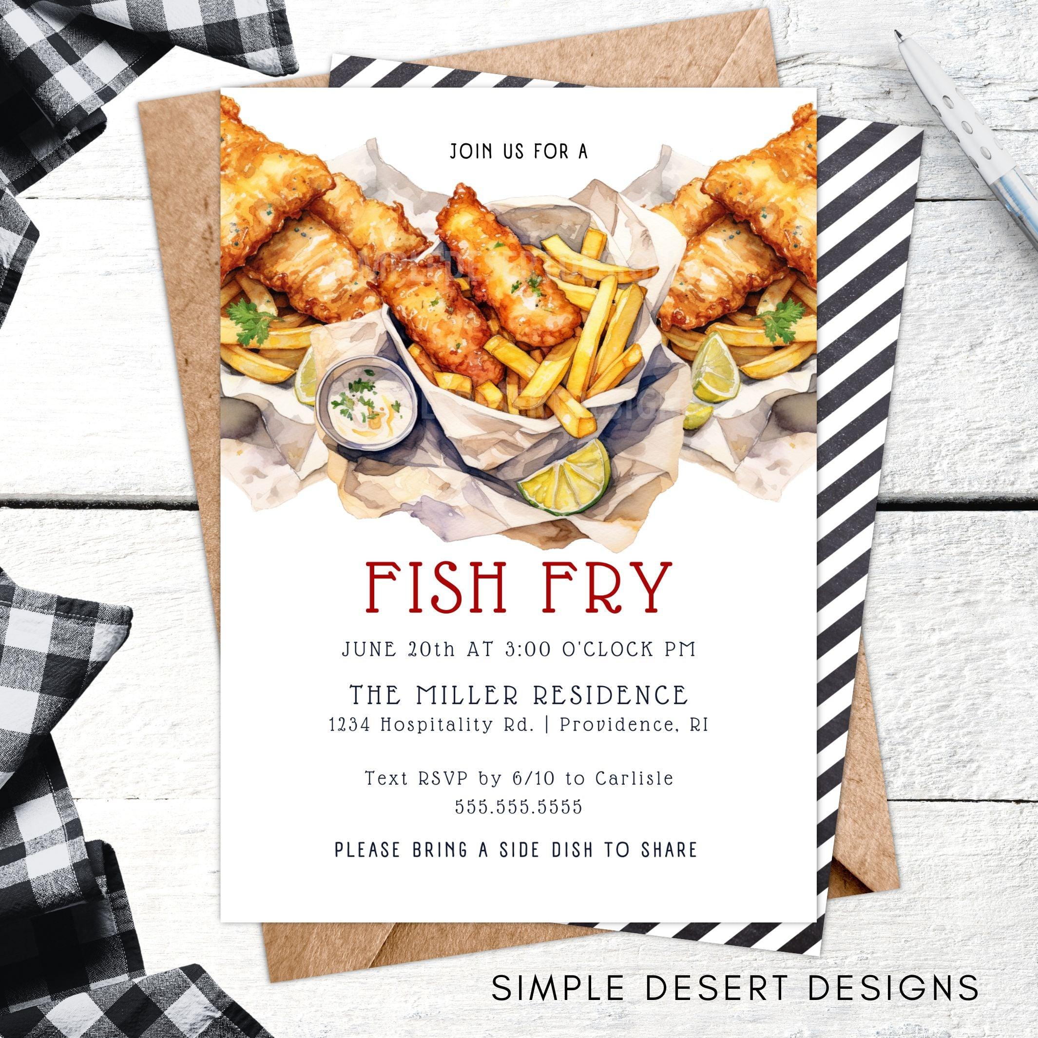 fish fry dinner party
