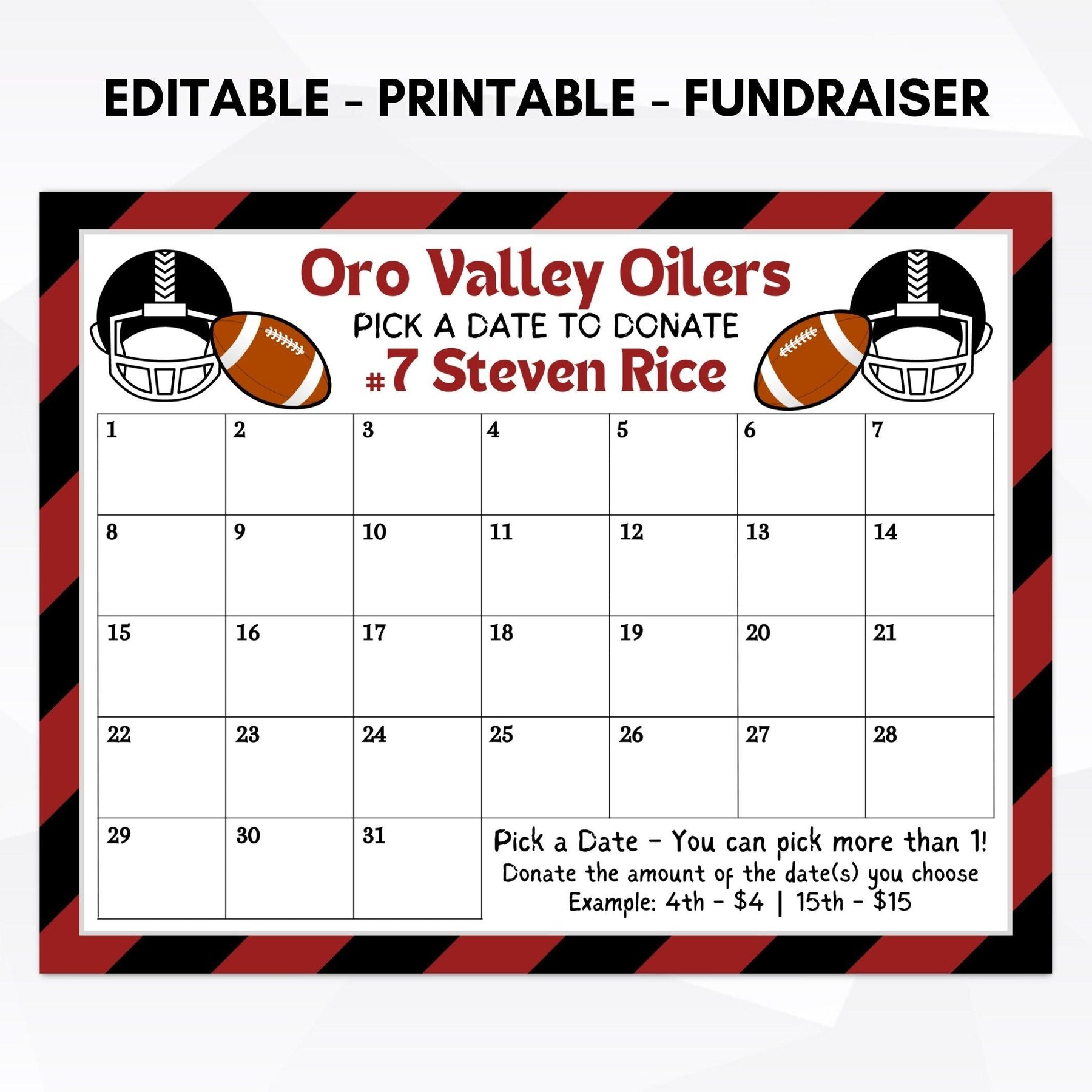 Football Pick a Date to Donate Fundraiser – Simple Desert Designs football-pick-a-date-to-donate-fundraiser-simple-desert-designs