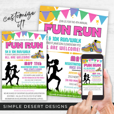 customized fun run fundraiser flyers for healthy fundraising ideas for schools