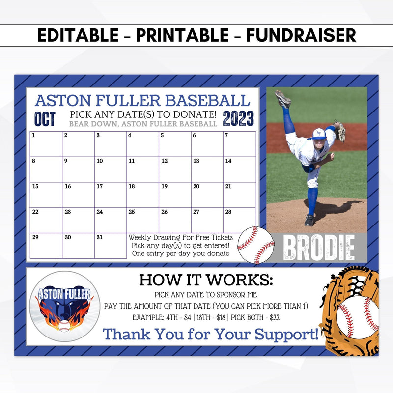 baseball fundraiser idea