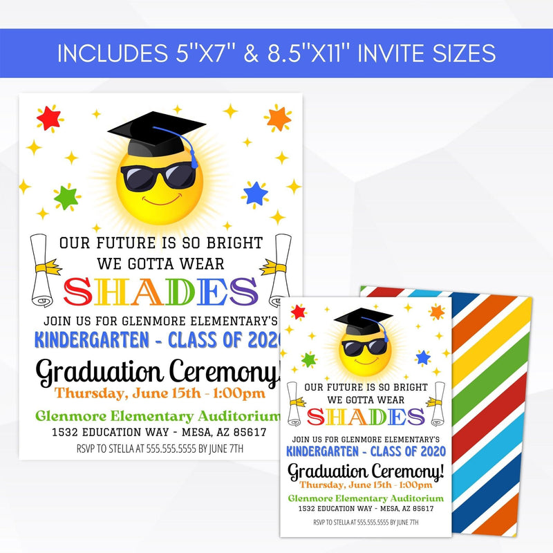 school wide classroom graduation invitation announcement