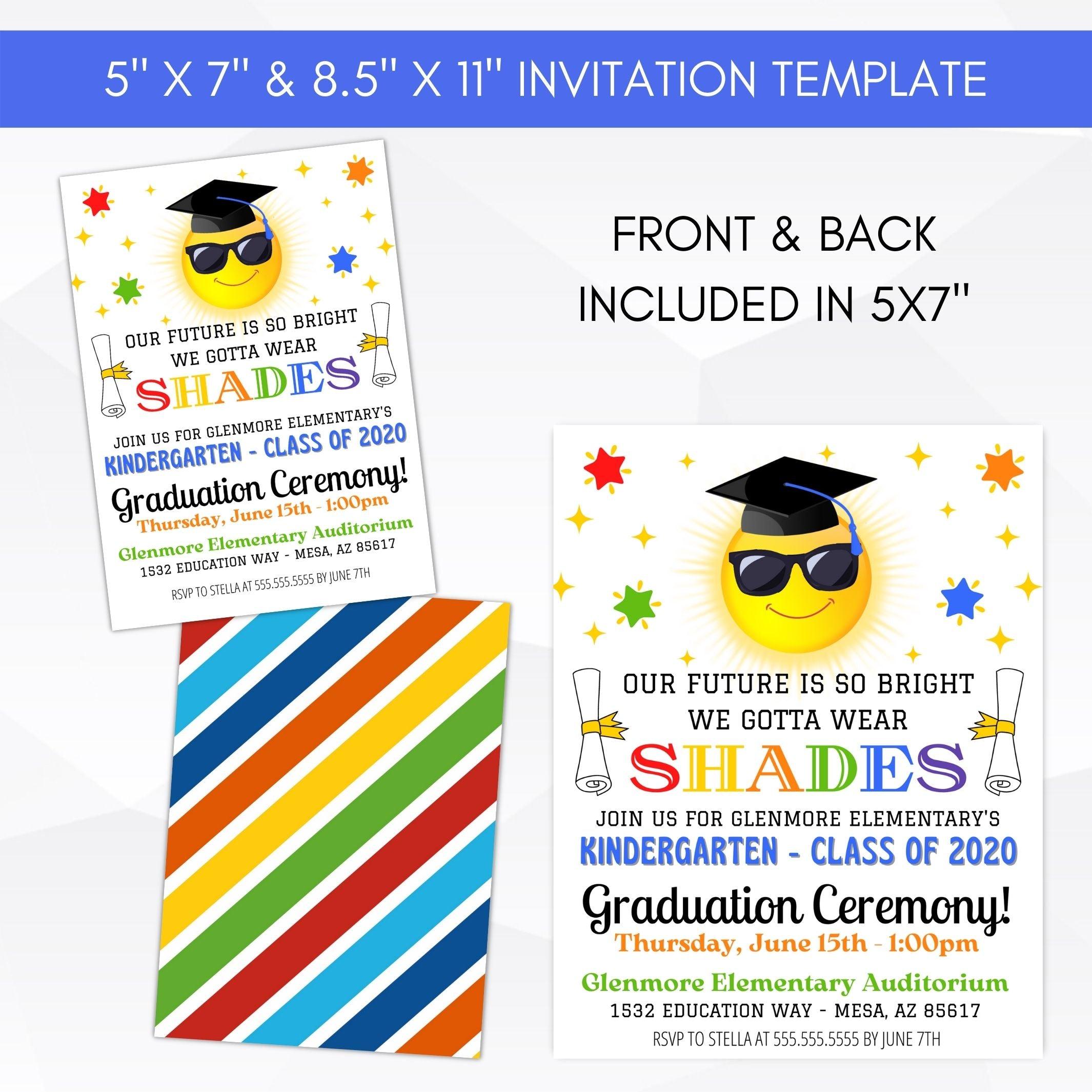 Graduation Party Program Template
