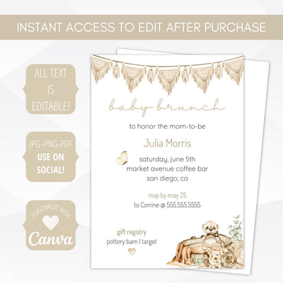 bohemian invite bundle