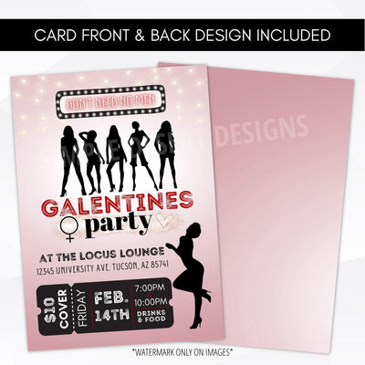Galentines Dinner Party Invitation