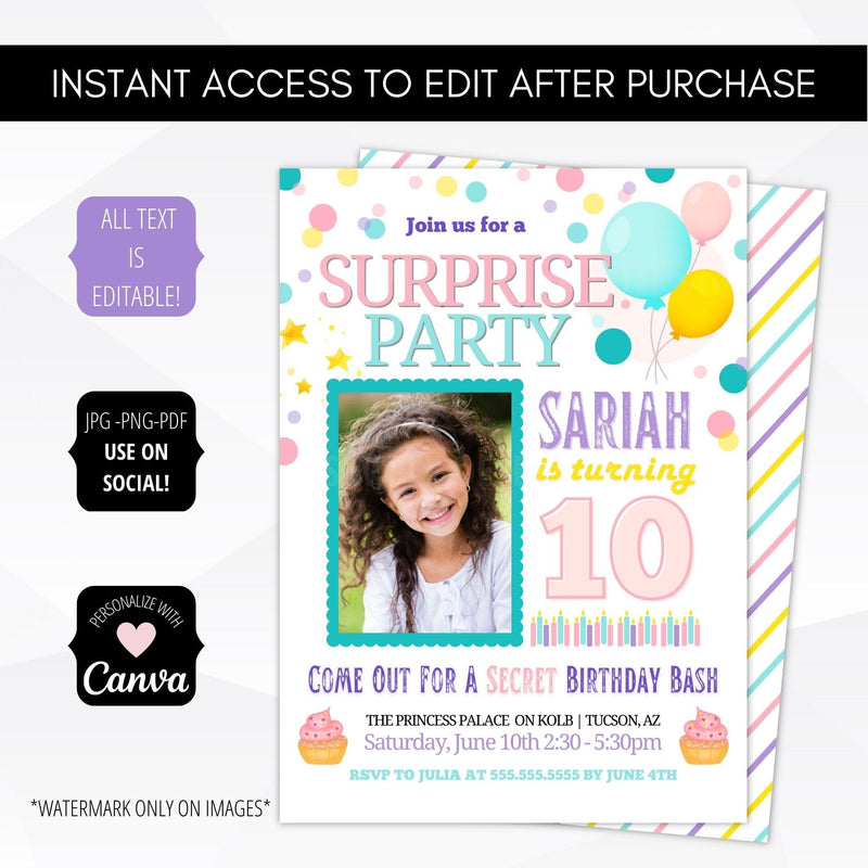 surprise birthday party ideas for kids