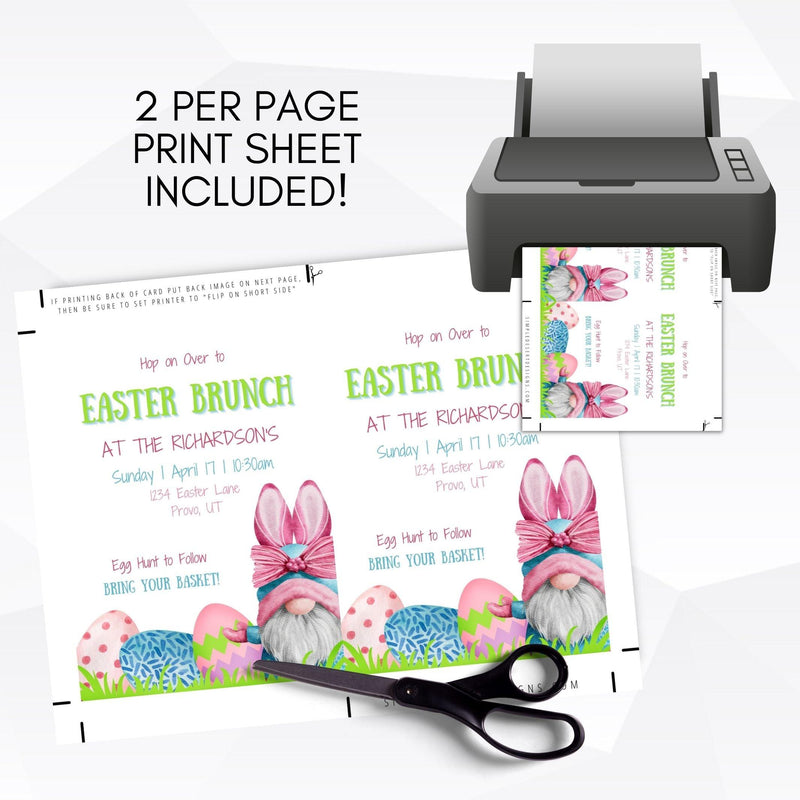 Easter party invitations