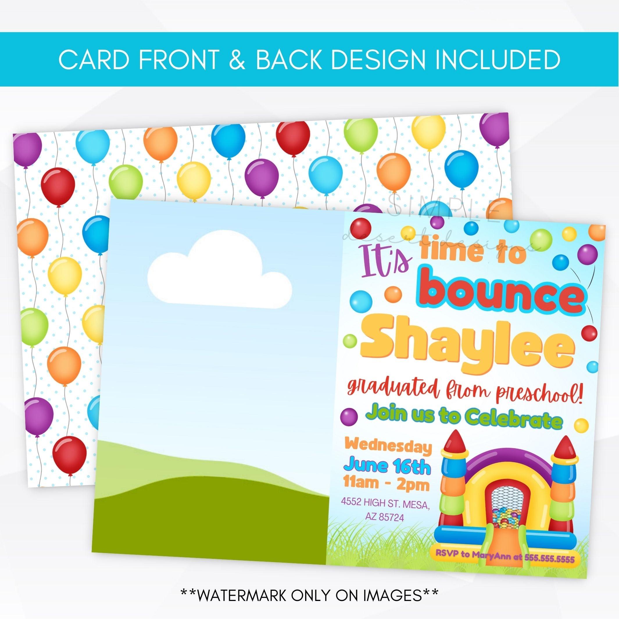 pre k graduation announcement