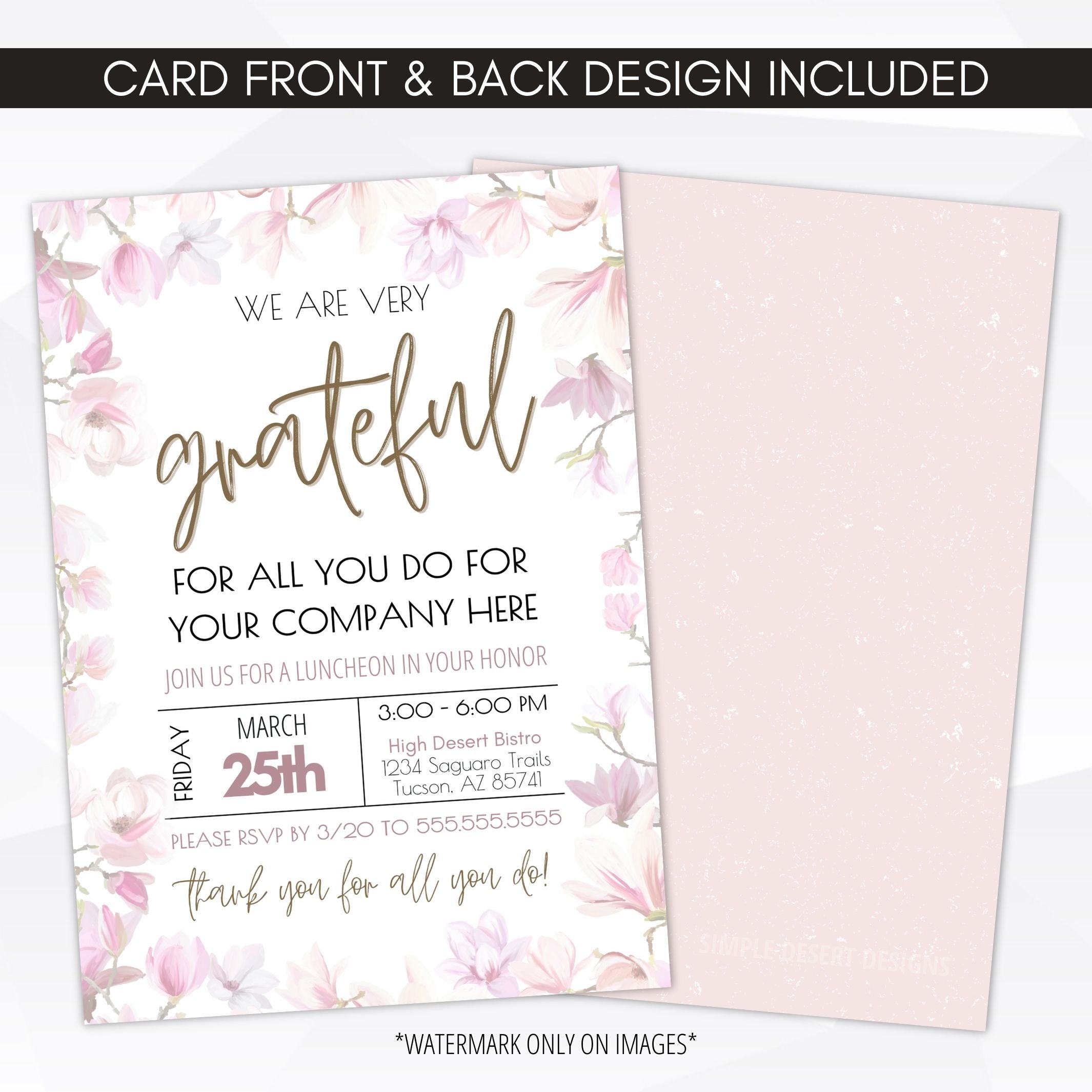 employee appreciation invitation