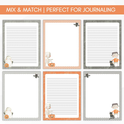 printable journal paper writing paper set