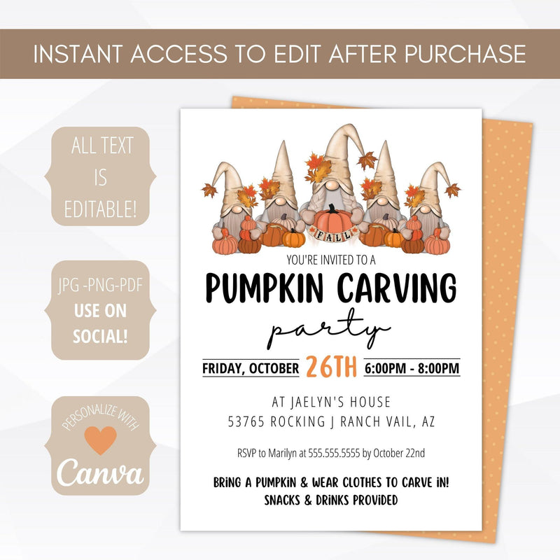 cute kids halloween printable invitation template