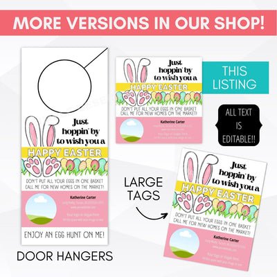 Easter pop by tags editable