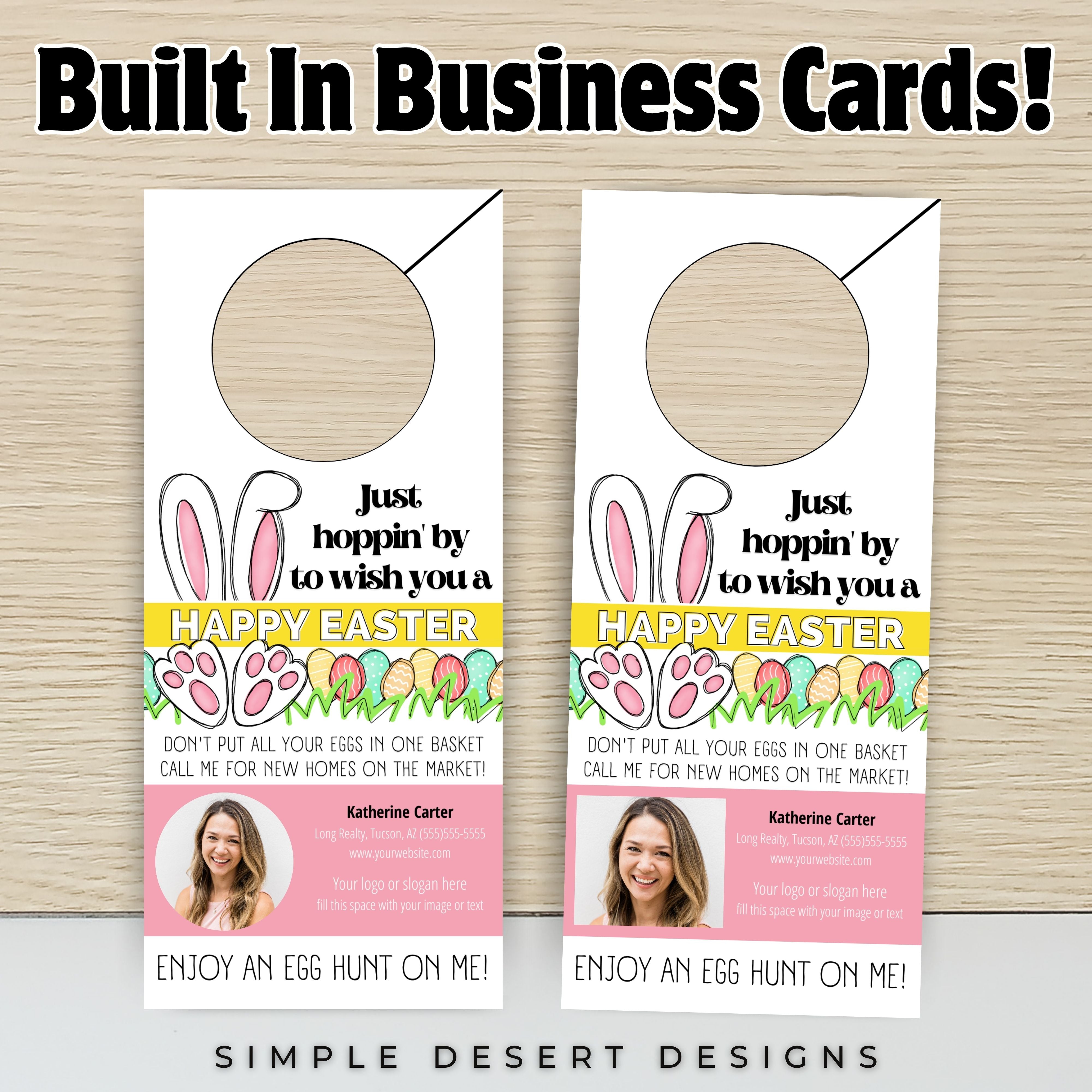 happy easter pop bys for real estate realtors small business customer employee appreciation