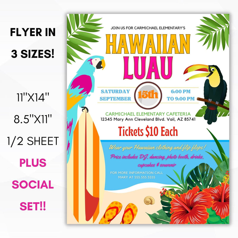 hawaiian luau party