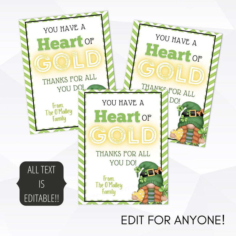 St. Patricks Day gift tags