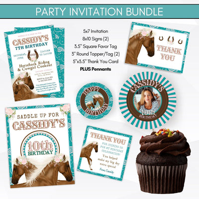 horse theme birthday party supplies