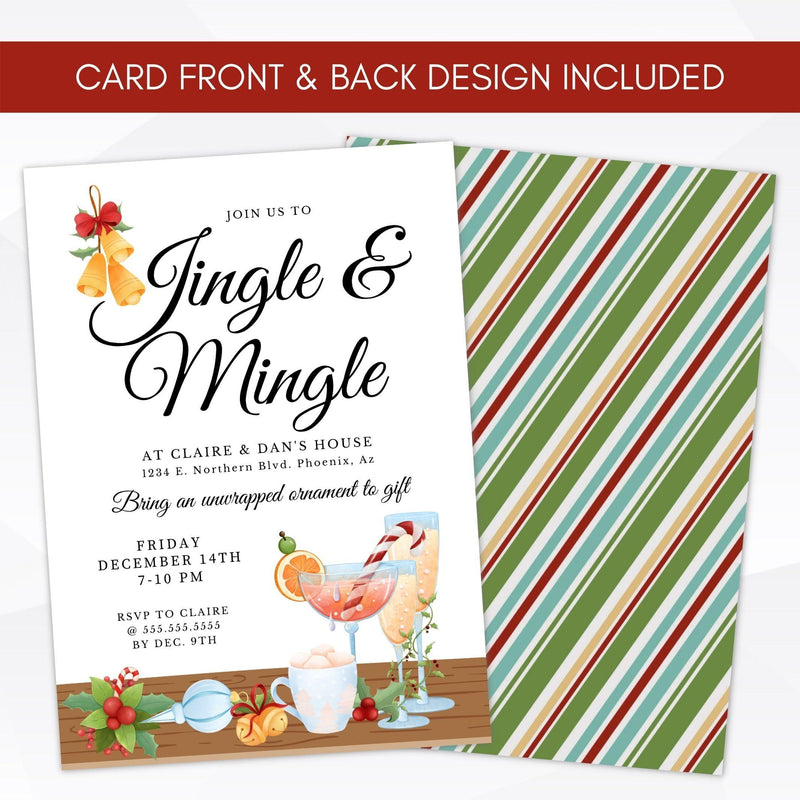 jingle and mingle invite