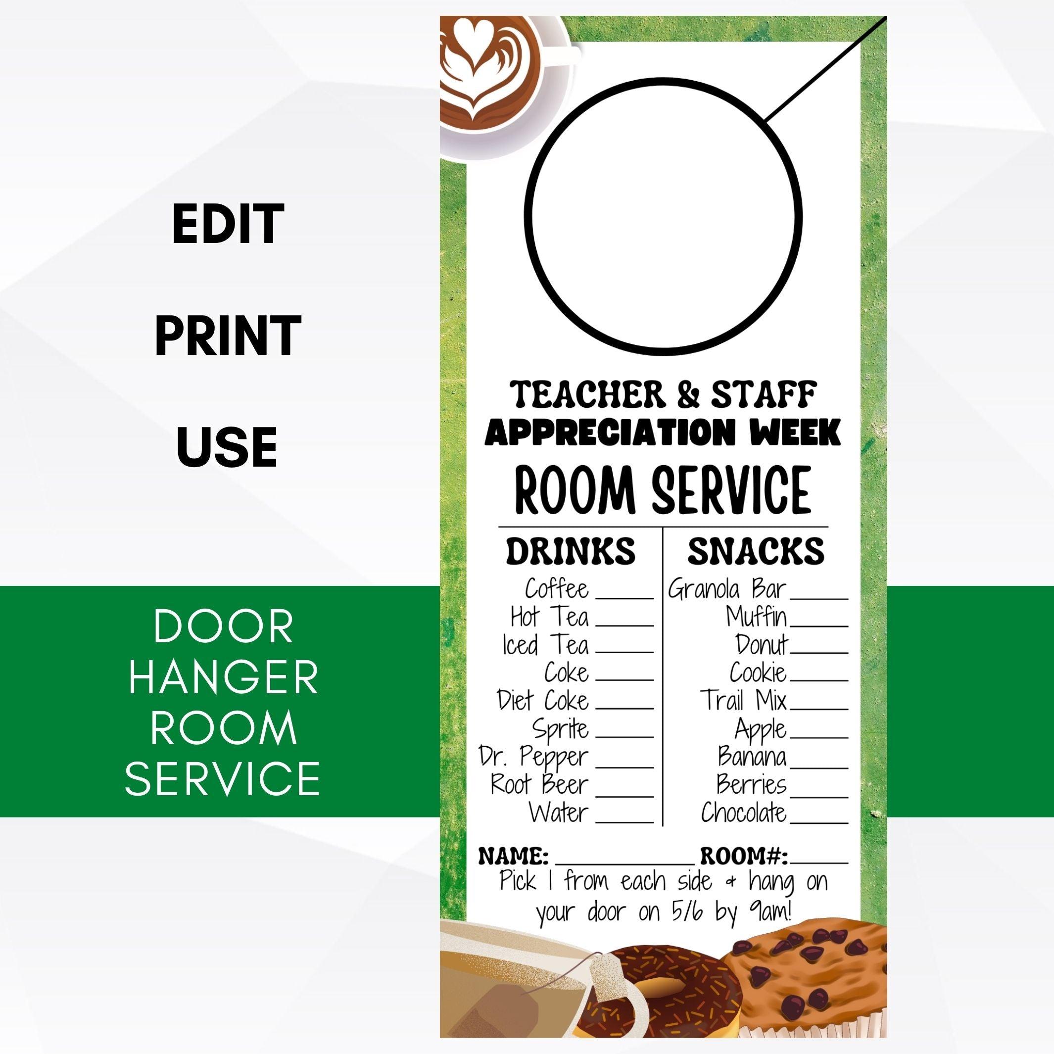 editable teacher appreciation week door hangers