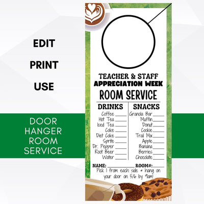 editable teacher appreciation week door hangers