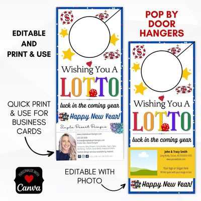 Lotto New Year Door Hanger Pop By SET - Simple Desert Designs