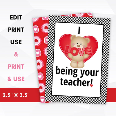 valentines cards for student from teacher