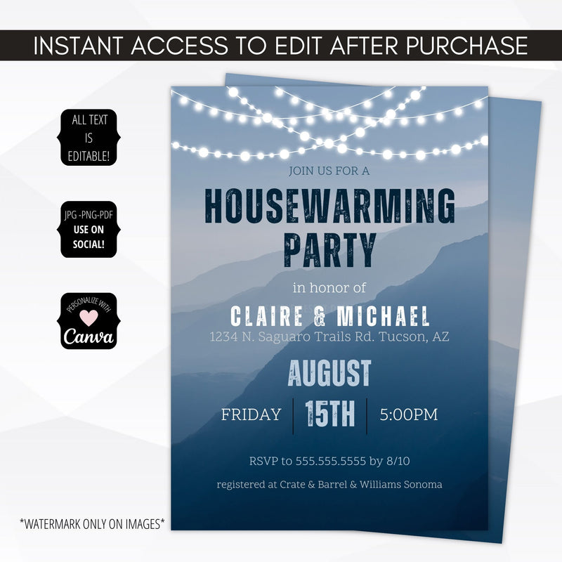 house warming party invitations