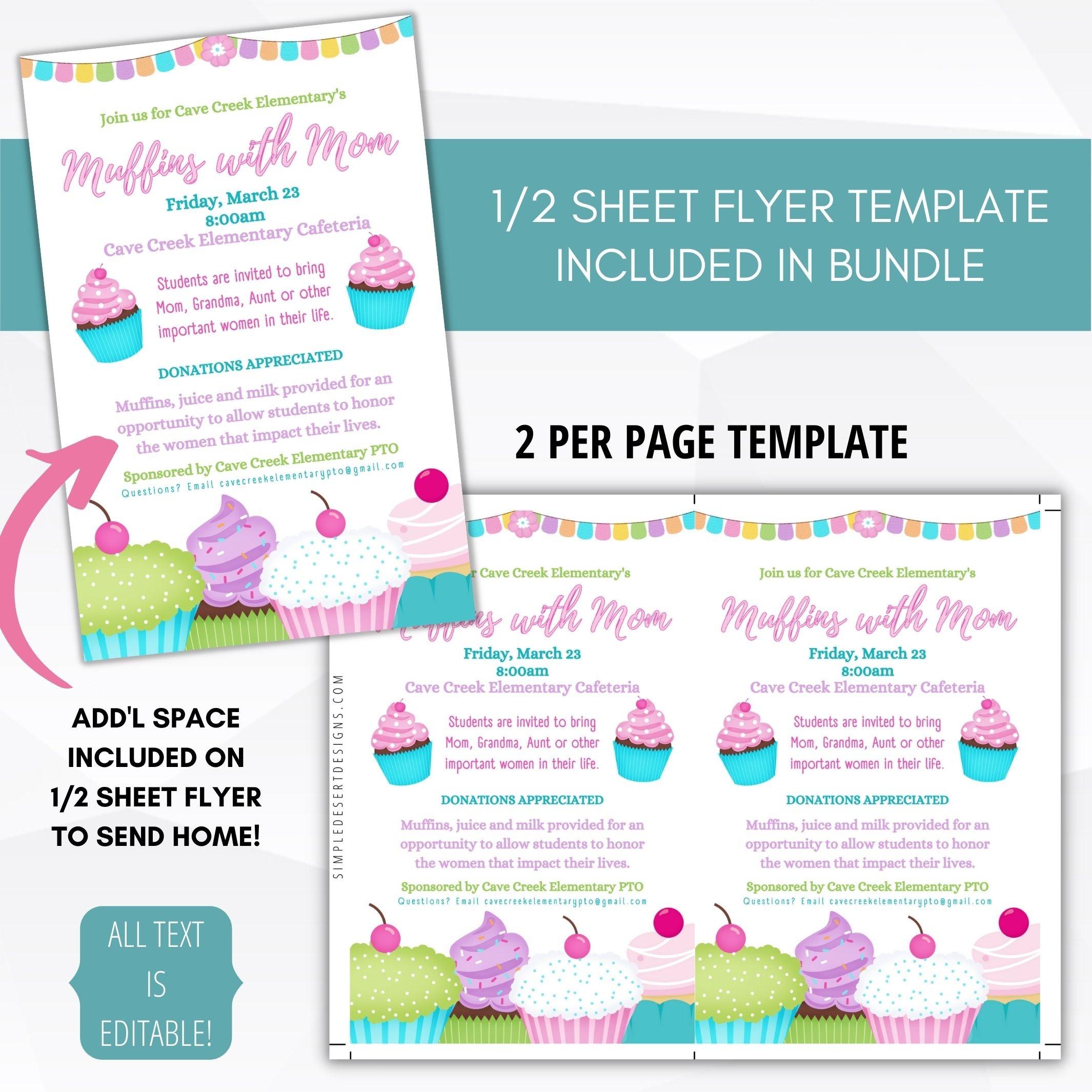 all about mom printable invitation for school pto pta ptc mothers day celebration