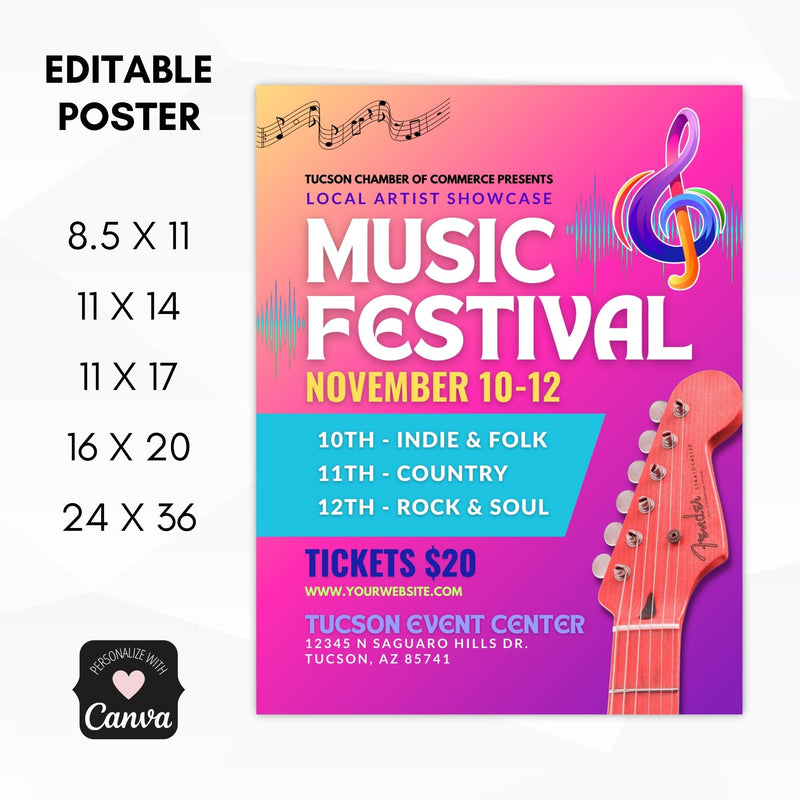 music festival poster