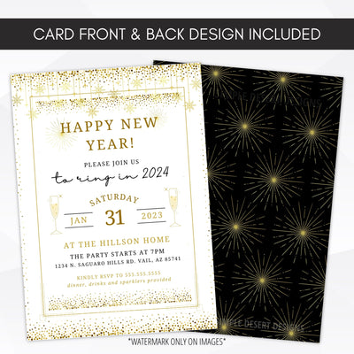 printable new years eve party invitations