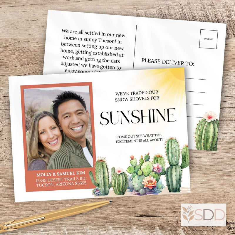 Elegant novelty botanical cactus we&