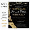 Night in Paris Dance Flyer Bundle Black – Simple Desert Designs
