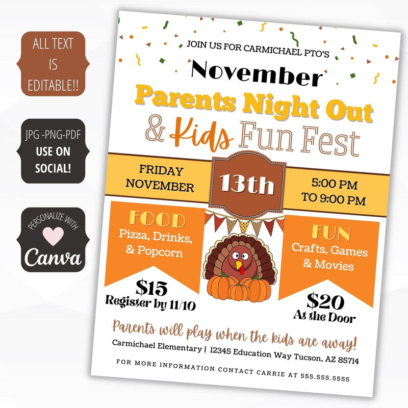 fall fundraiser ideas